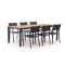 Bellagio Roma/Fidenza 220cm dining tuinset 7-delig stapelbaar