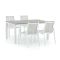 R&S Design Altea/Fidenza 160cm dining tuinset 5-delig stapelbaar