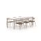 Manifesto Cavone/Sestino 220cm dining tuinset 7-delig stapelbaar