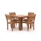 Sunyard Liverpool 90cm dining tuinset 5-delig stapelbaar