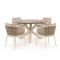 Apple Bee Pine Key/ROUGH-Y ø120cm dining tuinset 5-delig
