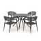Manifesto Belpasso/Sora ø127cm dining tuinset 5-delig stapelbaar