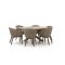 Intenso Venaco/ROUGH-Y ø150cm dining tuinset 7-delig