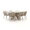 Tierra Outdoor SantaFe/Oblong 220cm dining tuinset 7-delig