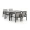Bellagio Vezzano/Menzano 160cm dining tuinset 5-delig