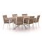Manifesto Rivola/Fidenza 220cm ovaal dining tuinset 7-delig