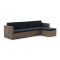 ROUGH-C chaise longue loungeset 3-delig