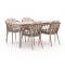 Tierra Outdoor SantaFe/Elegante 160cm dining tuinset 5-delig