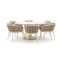 Apple Bee Pine Key/Melville ø 160cm dining tuinset 7-delig