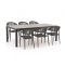 Manifesto Belpasso/Fidenza 220cm dining tuinset 7-delig stapelbaar