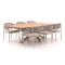 Bellagio Panaro/Induno Deens Ovaal 240cm dining tuinset 7-delig stapelbaar