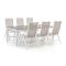 Bellagio Lugo/Fidenza 220cm dining tuinset 7-delig verstelbaar