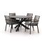 Bellagio Marudo/Lodola ø 130cm dining tuinset 5-delig stapelbaar