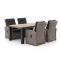 Intenso Mazzano/ROUGH-Y Ellips 200cm dining tuinset 5-delig verstelbaar