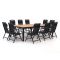Forza Capri/Linosa 240x160cm dining tuinset 11-delig verstelbaar