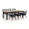 Intenso Asti/ROUGH-S 220cm dining tuinset 7-delig