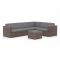 ROUGH-C hoek loungeset 5-delig 6-zits