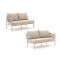 Bellagio Panaro loungemodule linker + rechterarm 146cm