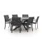 Bellagio Anzio/Fidenza ovaal 220cm dining tuinset 7-delig stapelbaar