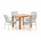 Intenso Parma/Oxford 90cm dining tuinset 5-delig