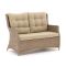 Intenso Milano lounge tuinbank 2-zits 133cm
