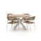 Manifesto Belpasso/Fidenza ø126cm dining tuinset 5-delig stapelbaar
