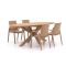 Hartman Flow/San Sebastian 200cm dining tuinset 5-delig stapelbaar