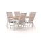 Bellagio Avenza/Fidenza 160cm dining tuinset 5-delig verstelbaar