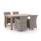 Forza Barga/ROUGH-S 160cm dining tuinset 5-delig