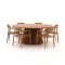 Bellagio Balba/Santa Severina ø180cm dining tuinset 7-delig stapelbaar