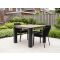 Tierra Outdoor Liv/ROUGH-X 100cm dining tuinset 3-delig stapelbaar