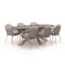 Bellagio Cupello/ROUGH-Y Ellips 240cm dining tuinset 7-delig