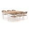 Manifesto Belpasso/Linosa 240cm dining tuinset 7-delig stapelbaar