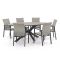 Manifesto Villongo/Fidenza ovaal 180cm dining tuinset 7-delig stapelbaar