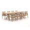 SUNS Florine/Atlanta 300cm dining tuinset 9-delig