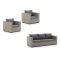 Forza Giotto lounge stoel (2x) + bank 230cm