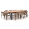 Manifesto Belpasso/Linosa 240x160cm dining tuinset 11-delig stapelbaar