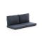 Madison loungekussenset luxe zit ca. 60x60cm rug ca. 60x40cm 4-delig