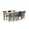 ROUGH-L Rope/ROUGH-S 220cm dining tuinset 7-delig stapelbaar
