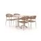 Manifesto Belpasso/Lisio 120cm dining tuinset 5-delig stapelbaar