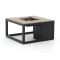 Cosiraw lounge vuurtafel 100x100x55cm