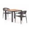 Manifesto Belpasso/Fidenza 90cm dining tuinset 3-delig stapelbaar