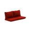 Madison loungekussenset luxe zit ca. 60x60cm rug ca. 60x40cm 4-delig