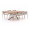 Bellagio Panaro/Induno Deens Ovaal 220cm dining tuinset 7-delig stapelbaar