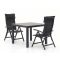 Bellagio Lugo/Fidenza 90cm dining tuinset 3-delig verstelbaar