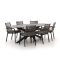 Bellagio Marudo/Furato ellips 240cm dining tuinset 7-delig stapelbaar