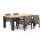 Il Tempo Turate/ROUGH-X 180cm dining tuinset 5-delig