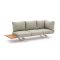 SUNS Stockholm lounge tuinbank 3-zits hoekelement 255cm