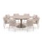 SUNS Sato/Nova ø170cm dining tuinset 9-delig