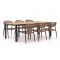 Manifesto Belpasso/Fidenza 220cm dining tuinset 7-delig stapelbaar
